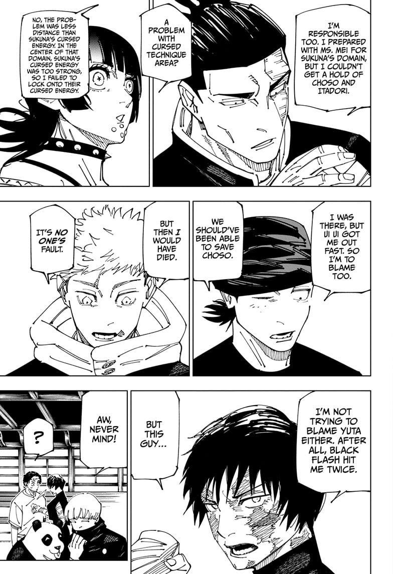 Jujutsu Kaisen Manga Chapter 269 image 09