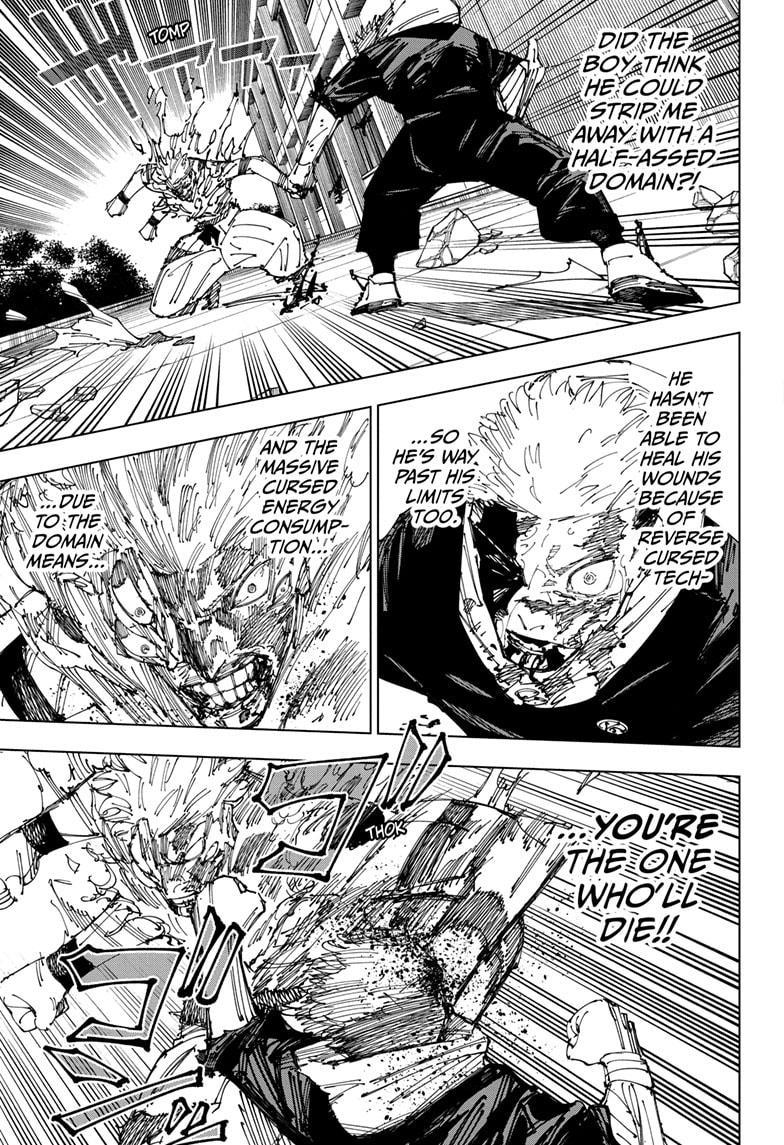 Jujutsu Kaisen Manga Chapter 267 image 16