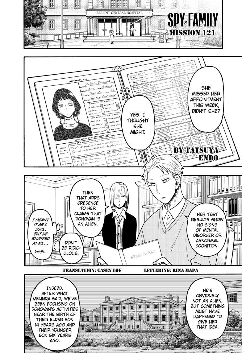 Spy x Family Manga, Chapter 121 image 01