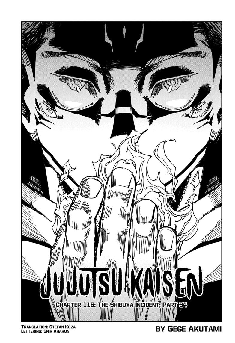 Jujutsu Kaisen Chapter 116 image 001