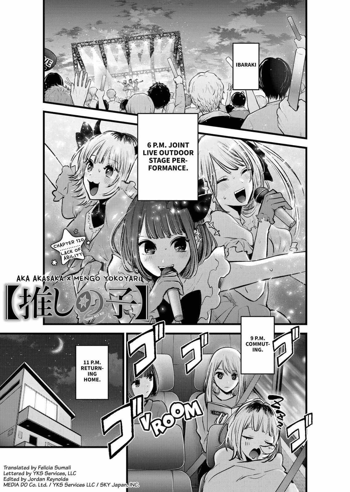 Oshi no Ko, Chapter 120 - Oshi no Ko Manga Online