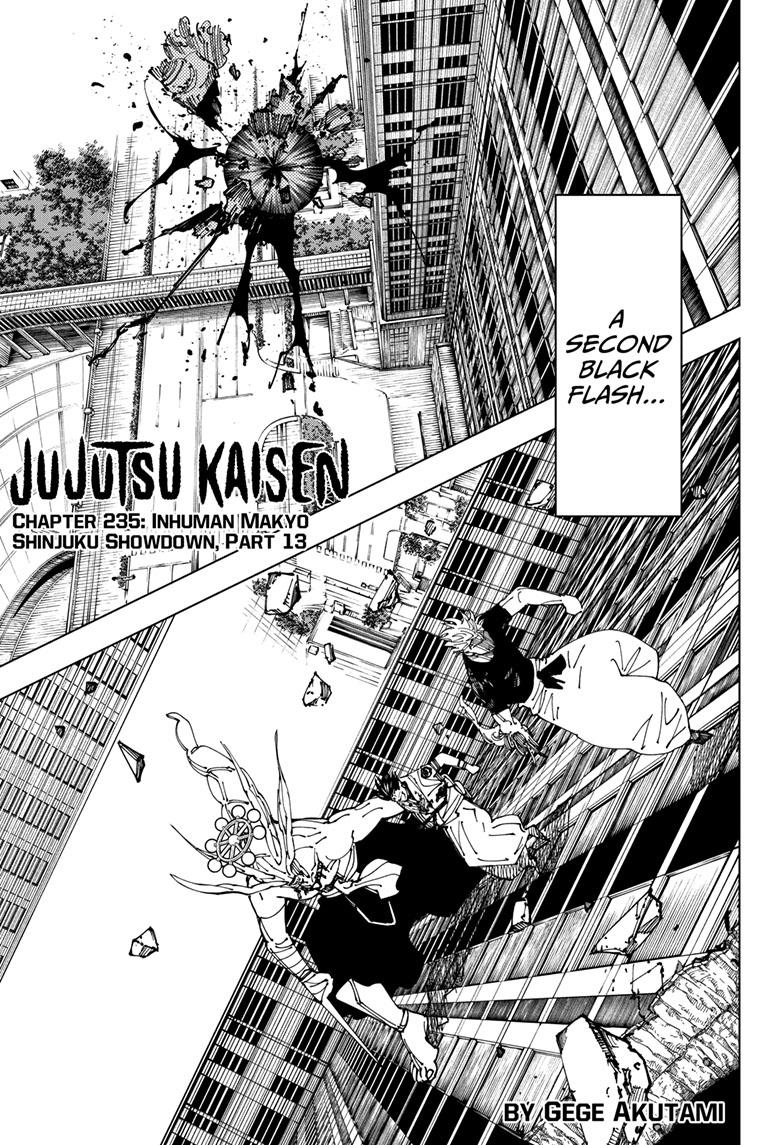 Jujutsu Kaisen, Chapter 235 image 01