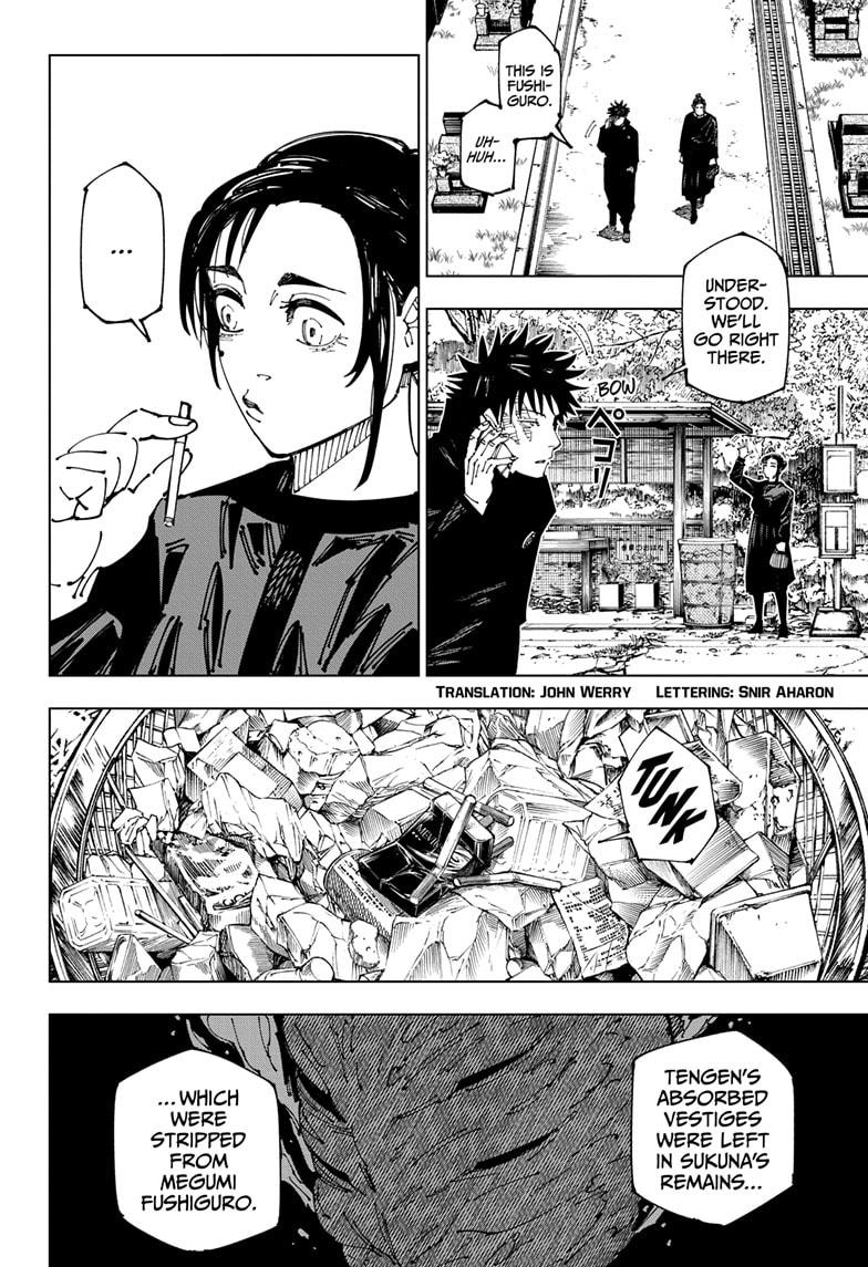 Jujutsu Kaisen Manga Chapter 270 image 02