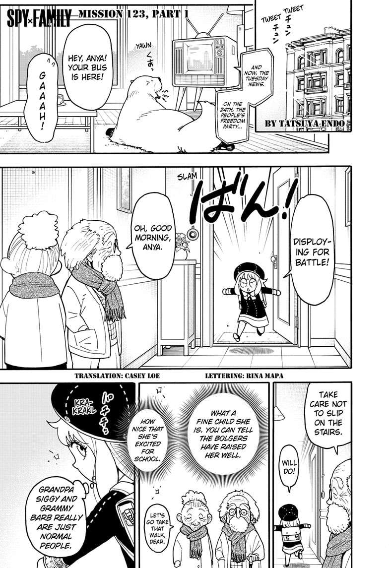 Spy x Family Manga, Chapter 123.1 image 01