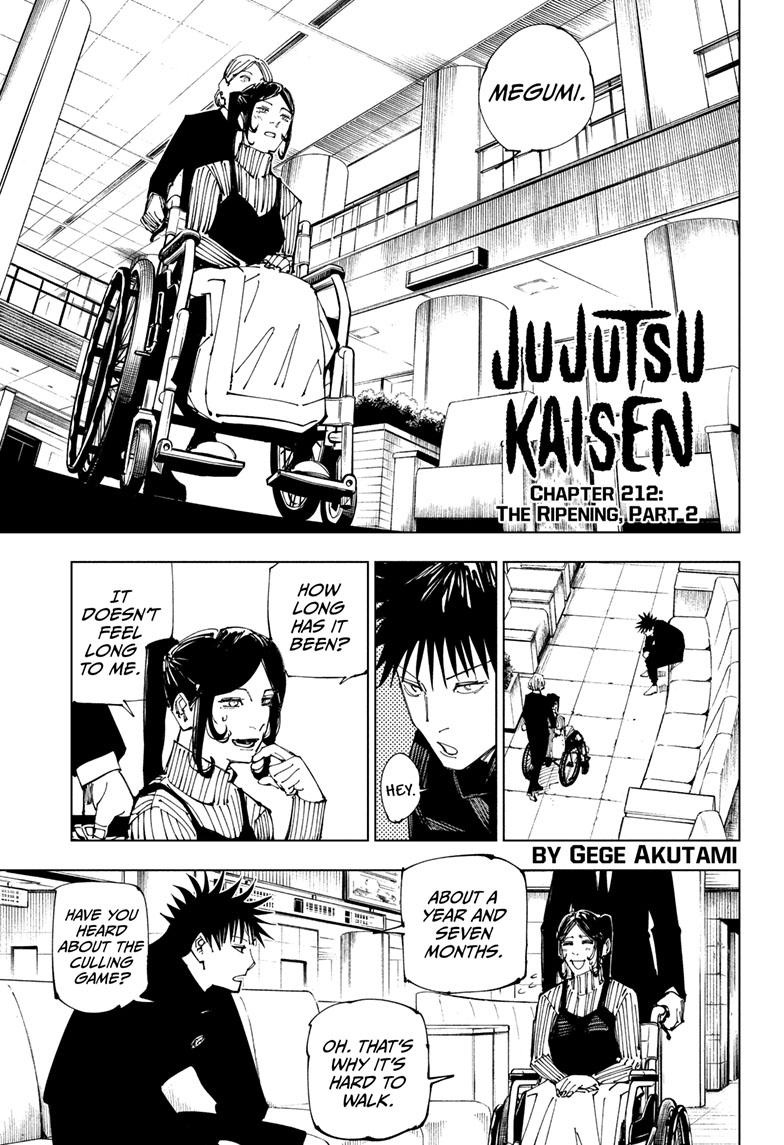 Jujutsu Kaisen, Chapter 212 image 01