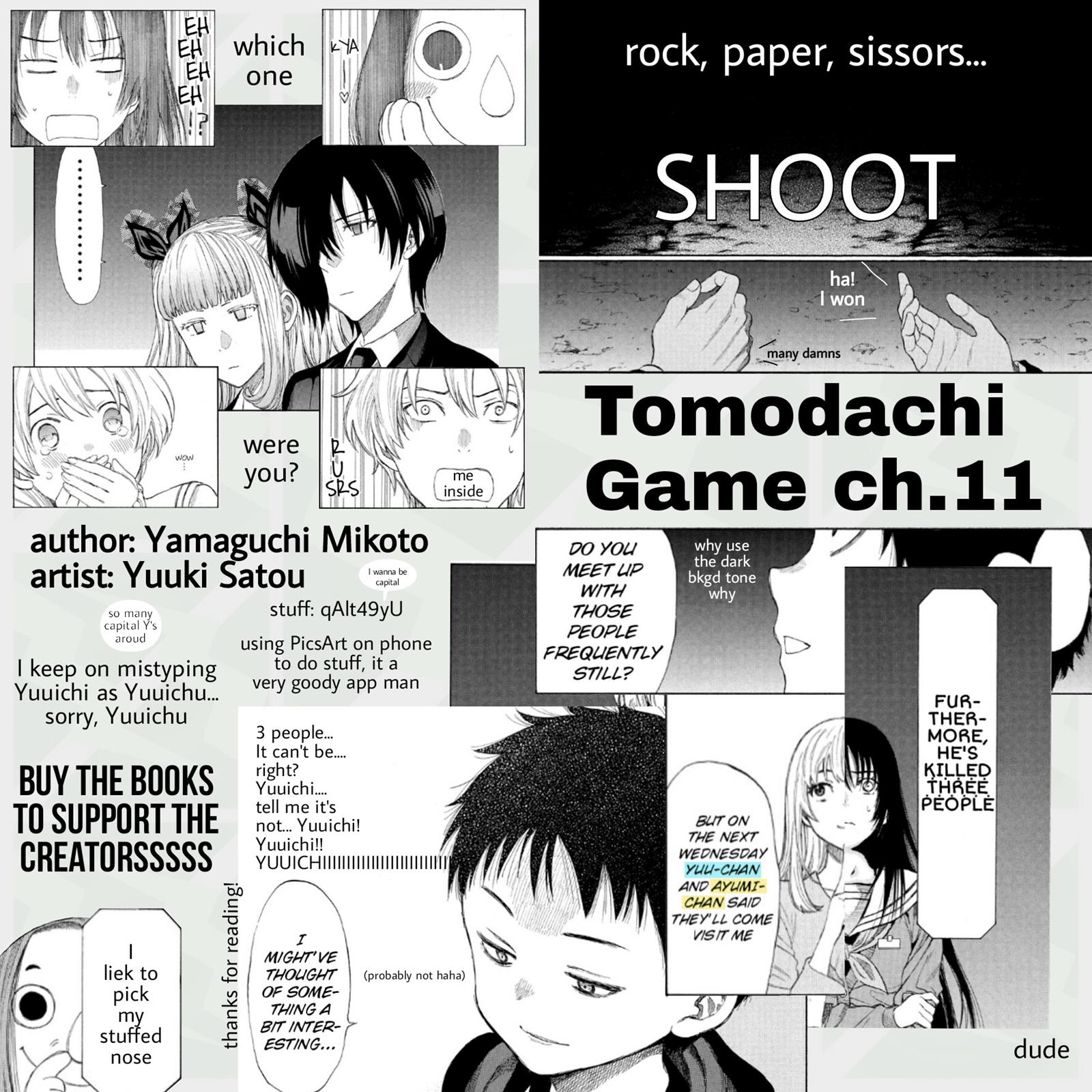 Tomodachi Game Vol.11 Ch.115 Page 3 - Mangago