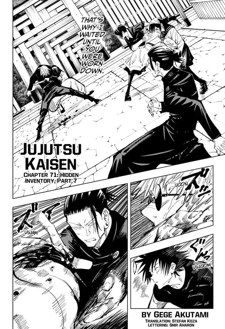 Jujutsu Kaisen, Chapter 71 image 002